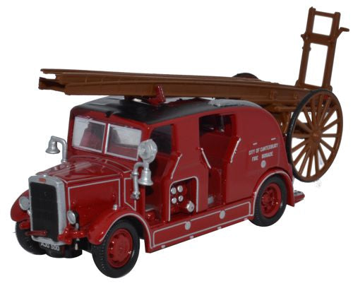 Leyland Cub FK7 - City of Canterbury Fire 1:76 Oxford Diecast Model
