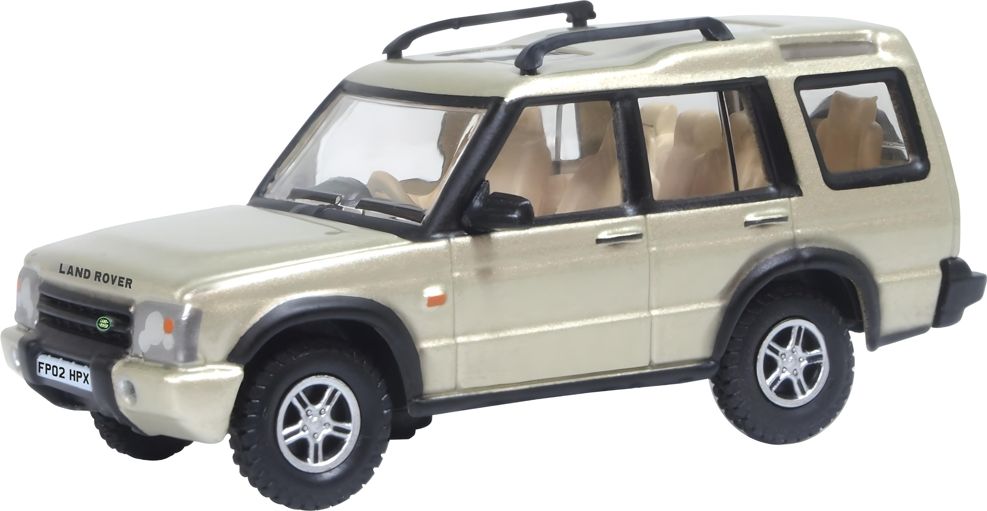 Land Rover Discovery 2 White Gold 1:76 Oxford Diecast Model