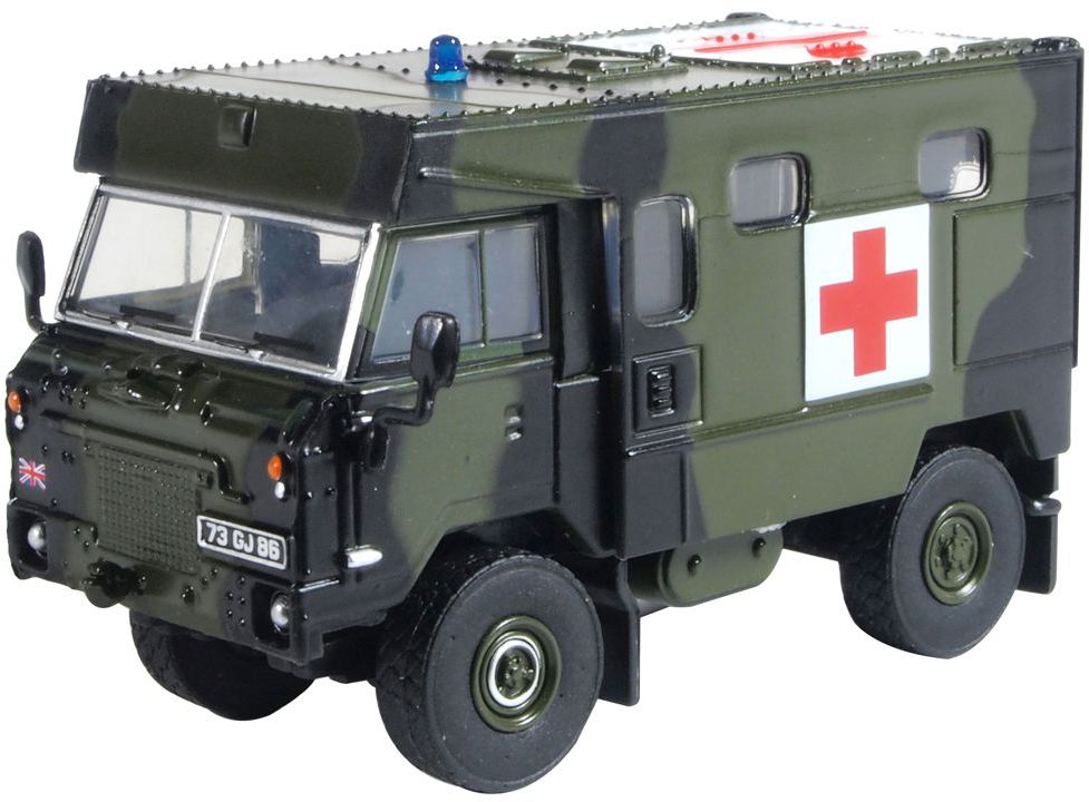 Available To Order – Land Rover FC Ambulance BAOR (British Army of the Rhine) 1990 1:76 Oxford Diecast Model (OXF 76LRFCA004)