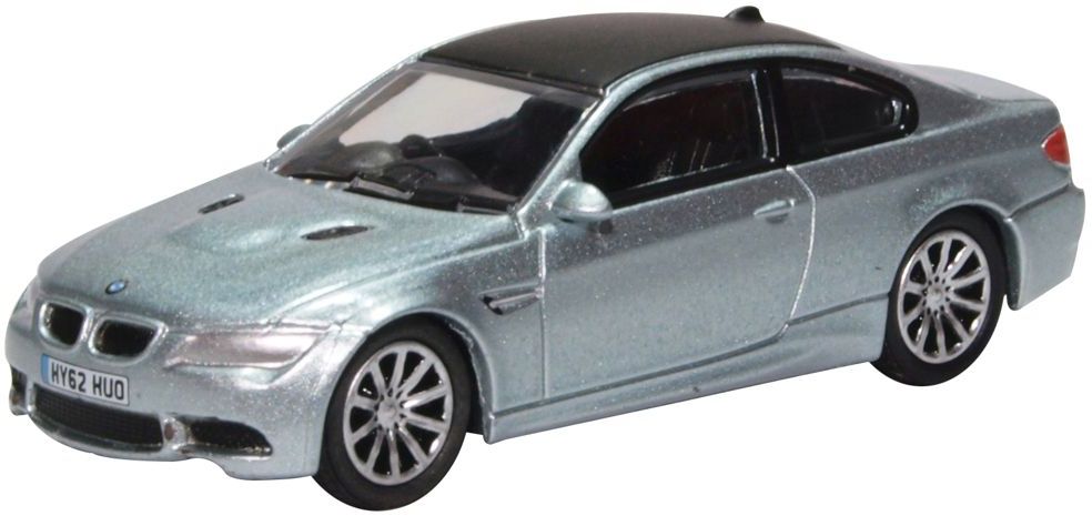 BMW M3 Coupe E92 Silverstone Blue 1:76 Oxford Diecast Model