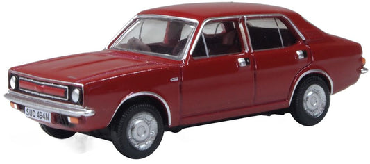 Morris Marina Damask Red 1:76 Oxford Diecast Model
