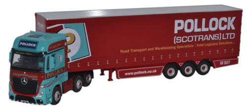Mercedes MP4 GSC Actros C/side Pollock 1:76 Oxford Diecast Model