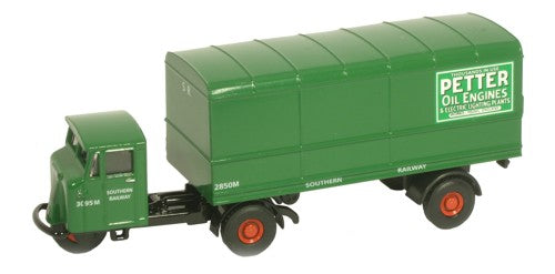 Mec Horse Box Trailer - Southern Railways 1:76 Oxford Diecast Model