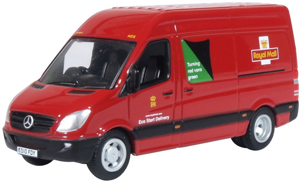 Mercedes Sprinter Van Royal Mail 1:76 Oxford Diecast Model