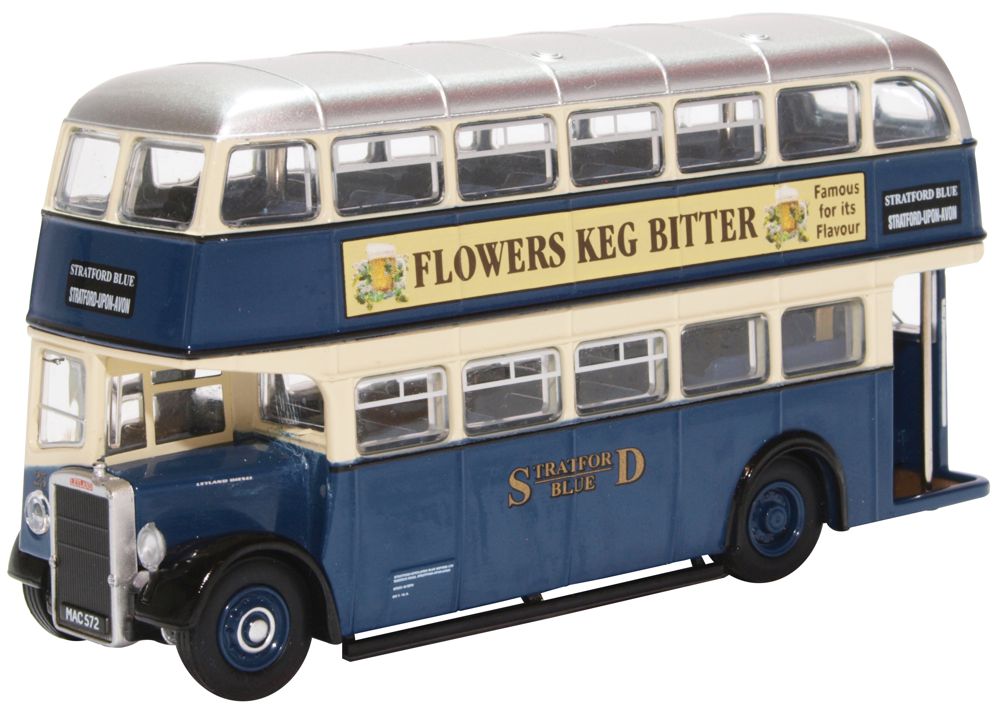Available To Order – Leyland PD2/12 Stratford Blue 1:76 Oxford Diecast Model (OXF 76PD2006)
