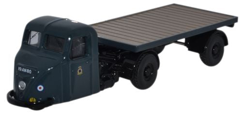 Scammell Scarab Flatbed Trailer RAF 1:76 Oxford Diecast Model