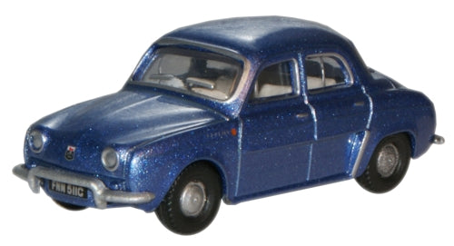 Renault Dauphine - Metallic Blue 1:76 Oxford Diecast Model
