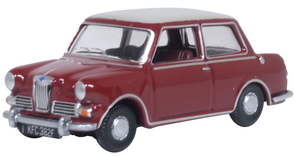 Riley Elf MkIII Damask Red/Whitehall Beige 1:76 Oxford Diecast Model