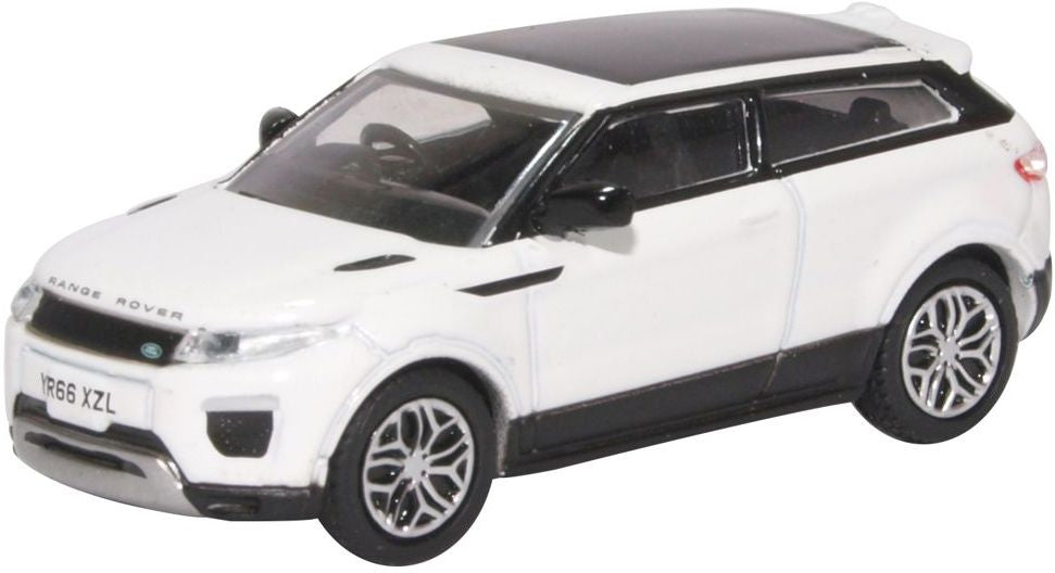 Range Rover Evoque Coupe (Facelift) White 1:76 Oxford Diecast Model