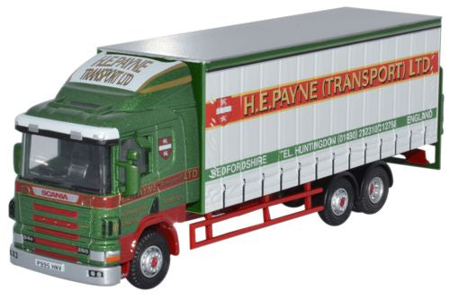 Scania 94D Curtainside - H E Payne 1:76 Oxford Diecast Model