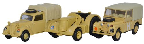 3 Pce Set (Tilly,DB Tractor/Land Rover) 1:76 Oxford Diecast Model