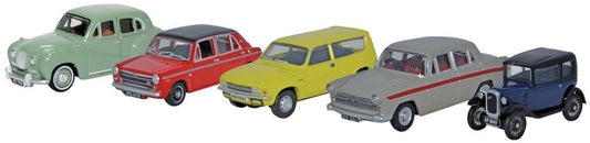 5 Piece Austin Set 1:76 Oxford Diecast Model