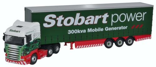 Scania Highline Curtainside Stobart Power 1:76 Oxford Diecast Model