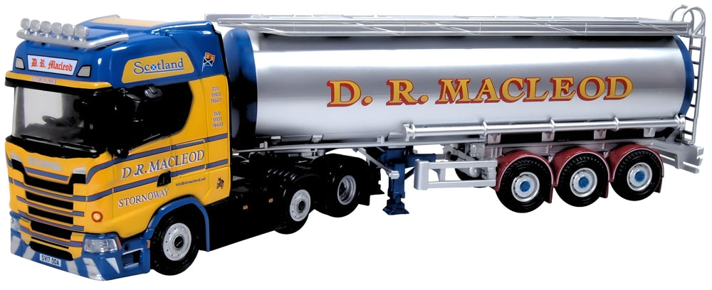 Scania New Generation (S) Cylindrical Tanker D R Macleod 1:76 Oxford Diecast Model