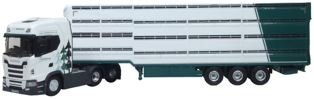 Scania S Series Livestock Trailer A W Jenkinson 1:76 Oxford Diecast Model
