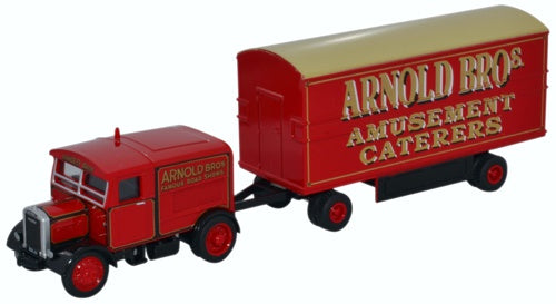Scammell Showtrac & Dodgem Trailer Arnold 1:76 Oxford Diecast Model