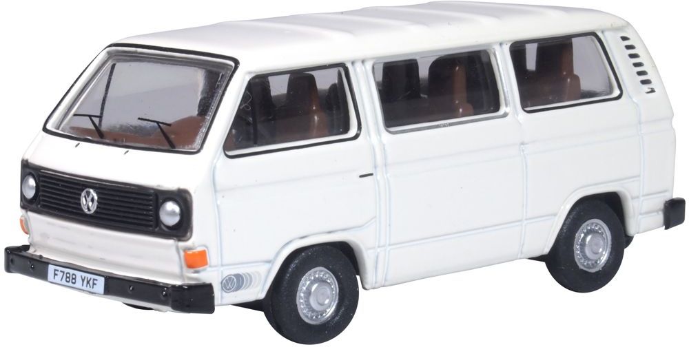 VW T25 Bus Pastel White 1:76 Oxford Diecast Model