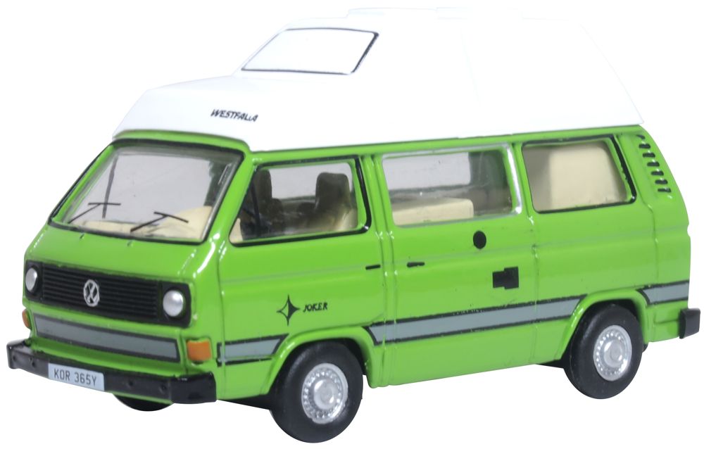 VW T25 Camper Liana Green 1:76 Oxford Diecast Model