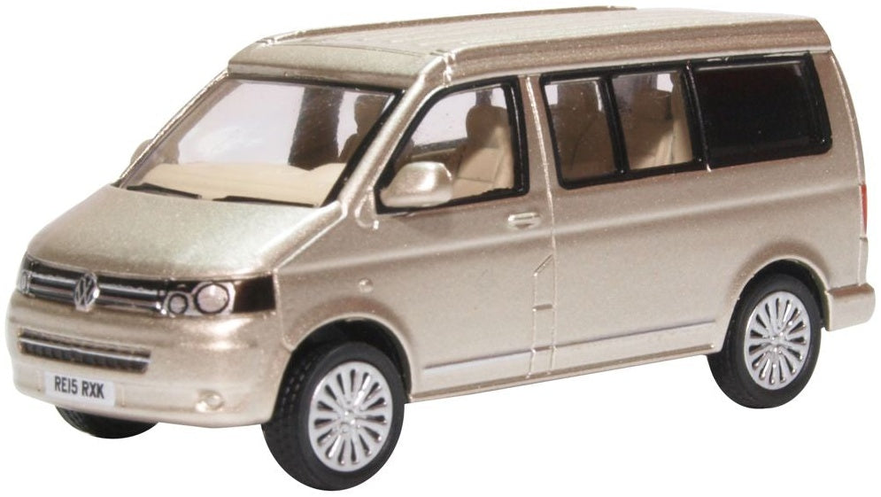 VW T5 Camper Sand Beige 1:76 Oxford Diecast Model