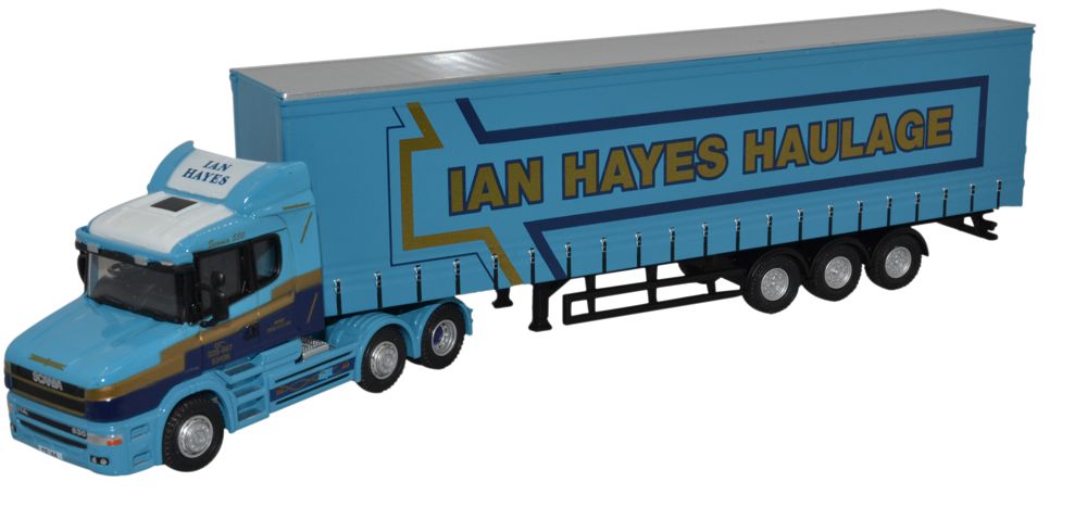 Available To Order – Scania T Cab Curtainside - Ian Hayes 1:76 Oxford Diecast Model (OXF 76TCAB009)