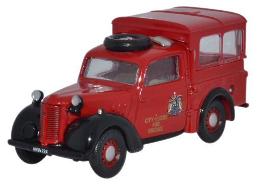 Austin Tilly City of Leeds Fire Brigade 1:76 Oxford Diecast Model