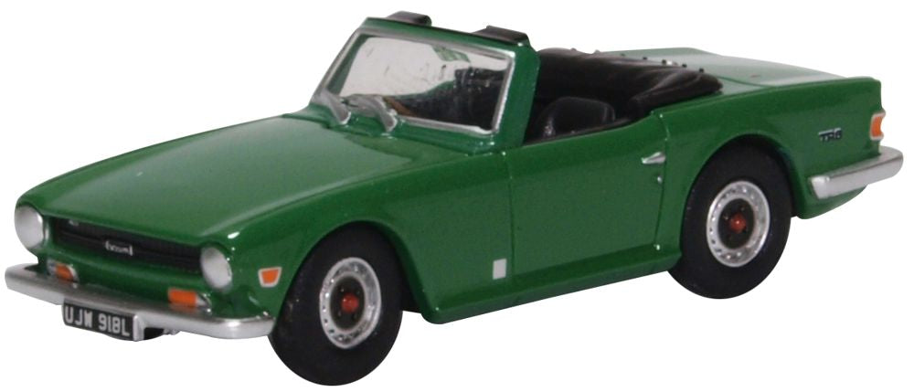 Triumph TR6 Emerald Green 1:76 Oxford Diecast Model