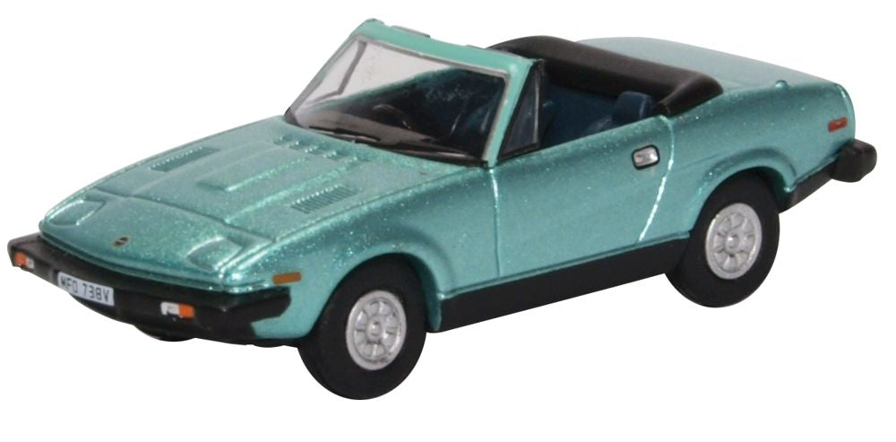 Triumph TR7 Convertible Persian Aqua Met. 1:76 Oxford Diecast Model
