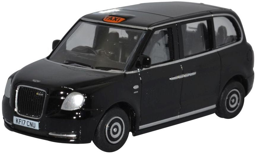 LEVC Electric Taxi Black 1:76 Oxford Diecast Model