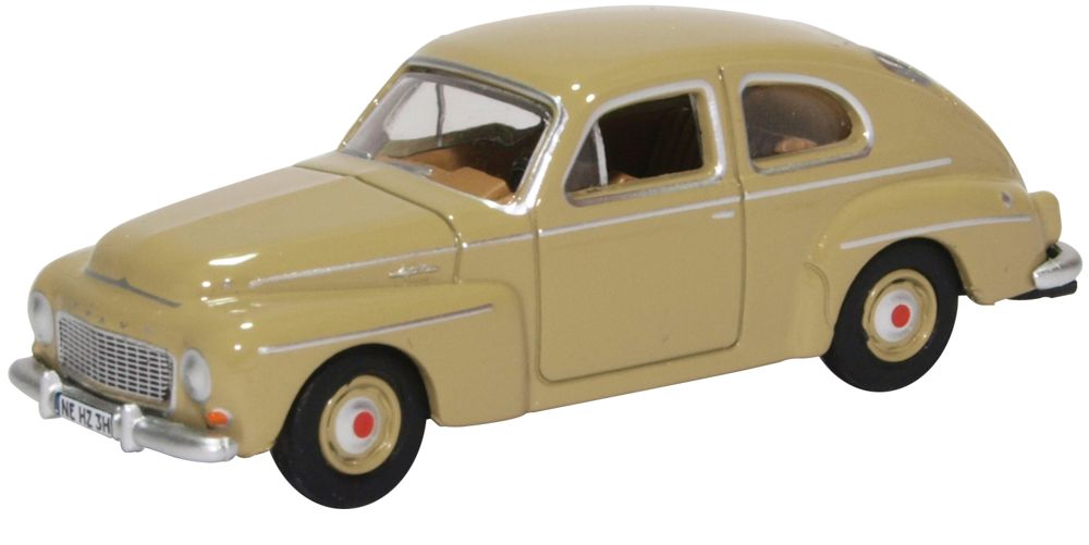 Volvo 544 Yellow 1:76 Oxford Diecast Model
