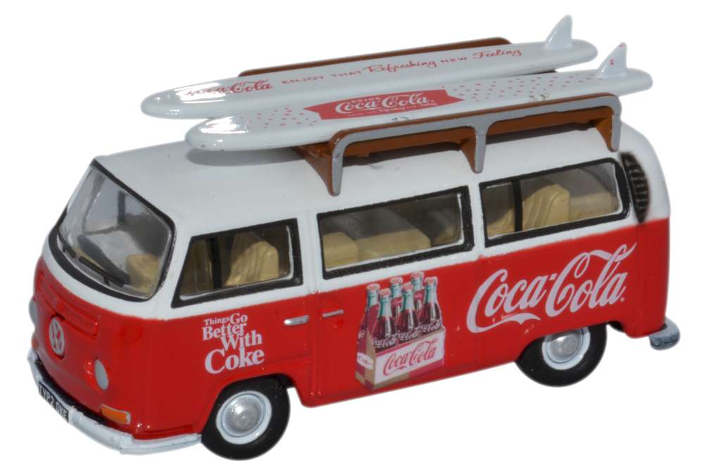 Available To Order – VW T2 Bay Window - Coca Cola 1:76 Oxford Diecast Model (OXF 76VW030CC)