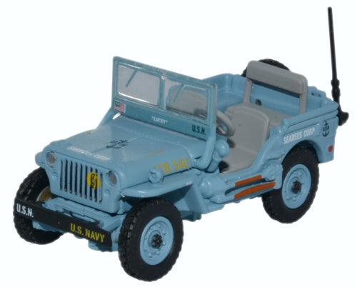 Willys MB US Navy Seebees 1:76 Oxford Diecast Model
