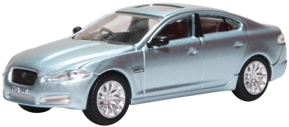 Jaguar XF Crystal Blue 1:76 Oxford Diecast Model
