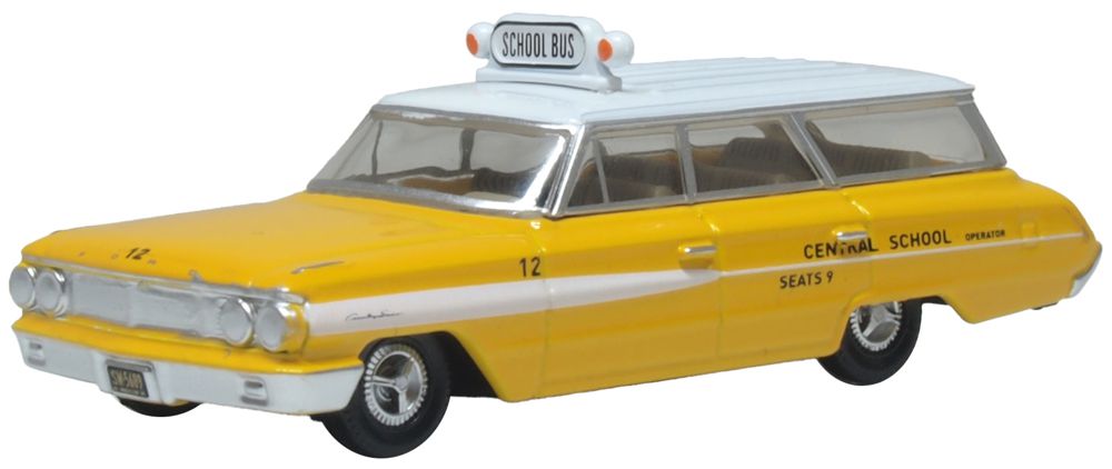 Available To Order – Ford Country Station Wagon 1964 Central School Bus 1:87 Oxford Diecast Model (OXF 87FC64002)