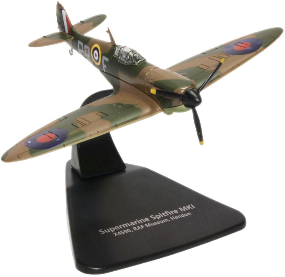 Spitfire X4590 - Hendon 1:72 Oxford Diecast Model