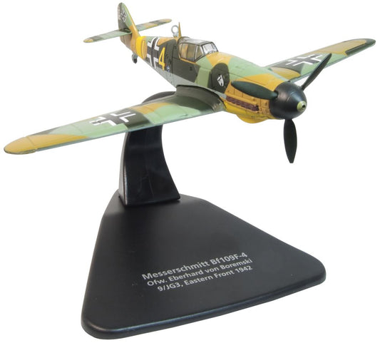 Messerschmitt Bf 109F-4/Trop104-Victory Ace Eberhard von Boremski 1:72 Oxford Diecast Model