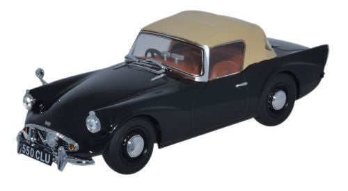 Available To Order – Daimler SP250 [Hood] Black Metropolitan Po 1:43 Oxford Diecast Model (OXF DSP001)