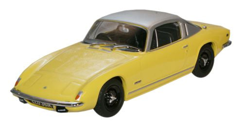Available To Order – Lotus Elan +2 - Yellow 1:43 Oxford Diecast Model (OXF LE001)