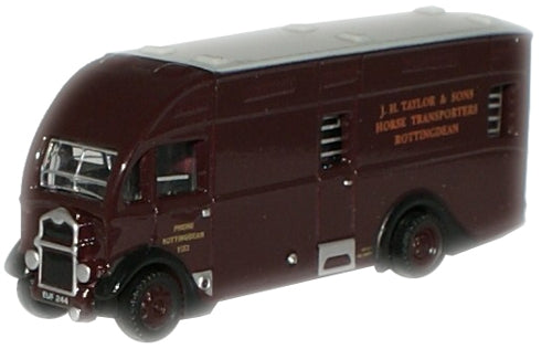 Available To Order – Albion Horsebox - J H Taylor & Sons 1:148 Oxford Diecast Model (OXF NAH003)