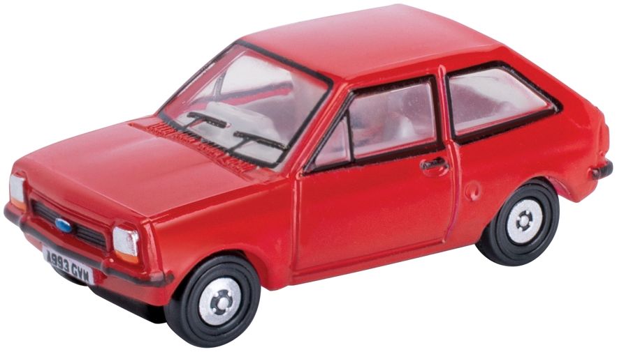 Available To Order – Ford Fiesta Mk1 Venetian Red 1:148 Oxford Diecast Model (OXF NFF001)