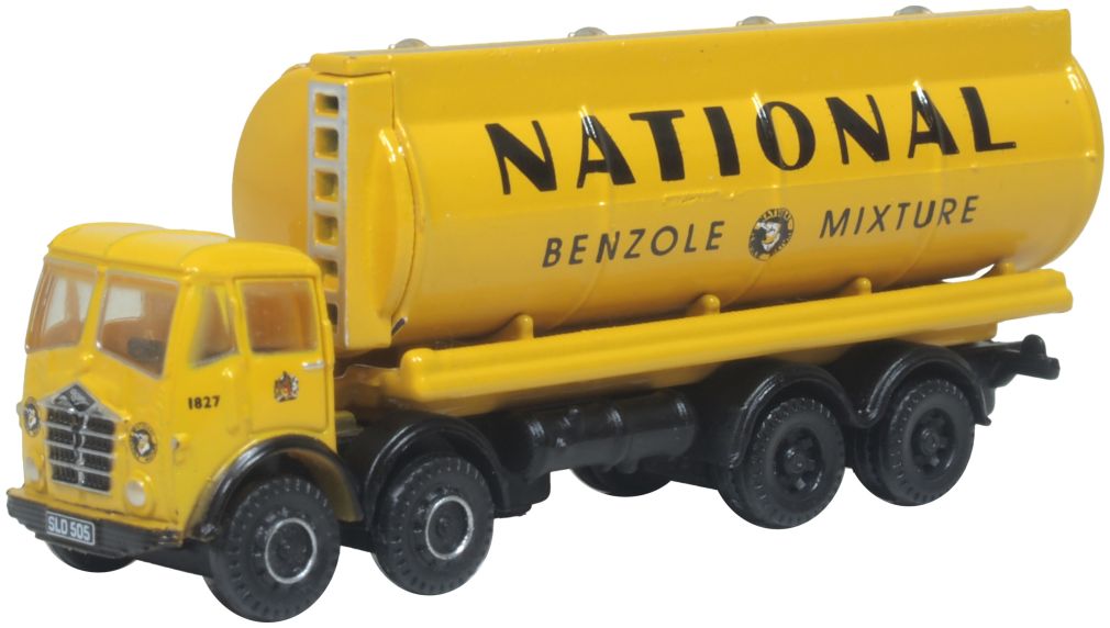 Available To Order – Foden FG Cylindrical Tanker National Benzole 1:148 Oxford Diecast Model (OXF NFG015)