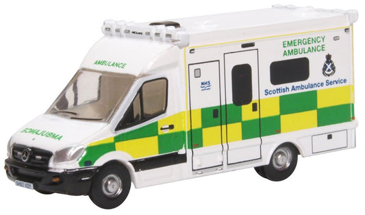 Mercedes Ambulance Scottish Ambulance Service 1:148 Oxford Diecast Model