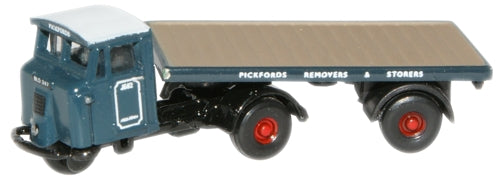 Available To Order – Mechanical Horse Flatbed Trailer Pickfords 1:148 Oxford Diecast Model (OXF NMH007)