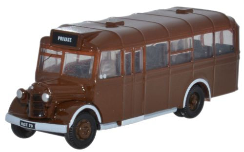 Available To Order – Bedford OWB Bus - Brown As Delivered 1:148 Oxford Diecast Model (OXF NOWB002)