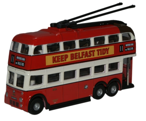 Available To Order – BUT Q1 Trolleybus - Belfast 1:148 Oxford Diecast Model (OXF NQ1002)