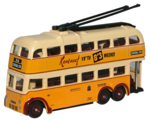 Available To Order – But Q1 Trolleybus - Newcastle 1:148 Oxford Diecast Model (OXF NQ1003)