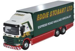Available To Order – Scania 94D 6 Wheel Box - Eddie Stobart 1:76 Oxford Diecast Model (OXF STOB028)