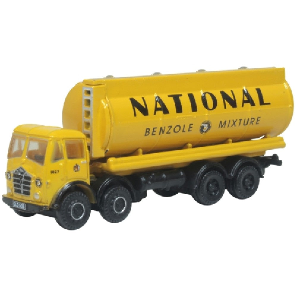 Available to Order – N Gauge Foden Fg Cylindrical Tanker National Benzole Oxford Diecast Model (OXNFG015)