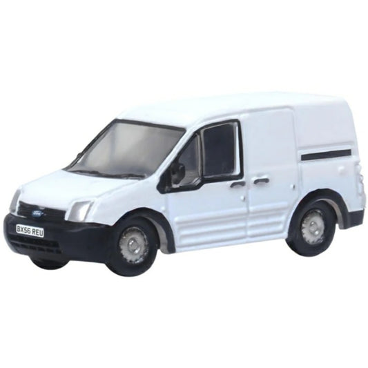 Available to Order – N Gauge Frozen White Ford Transit Connect Oxford Diecast Model (OXNFTC005)