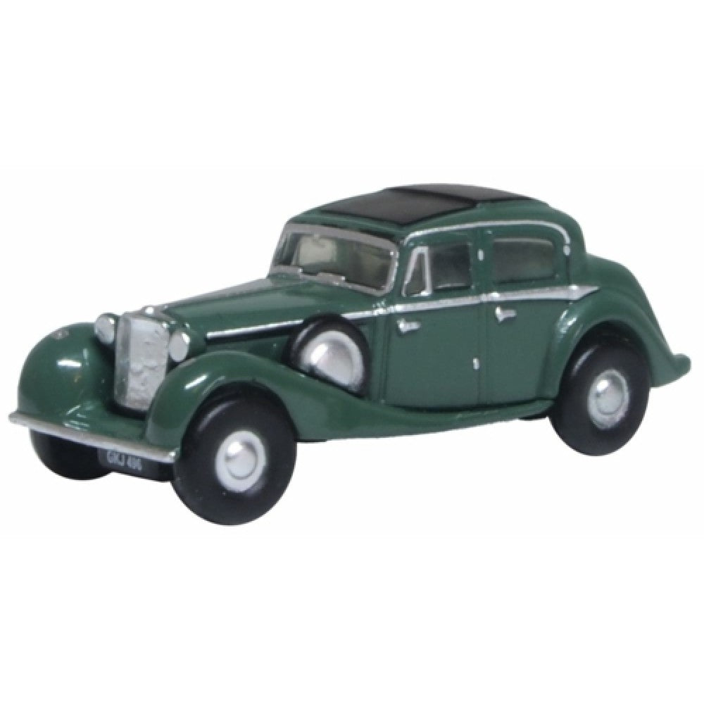 Available to Order – N Gauge Jaguar Ss Suede Green Oxford Diecast Model (OXNJSS005)