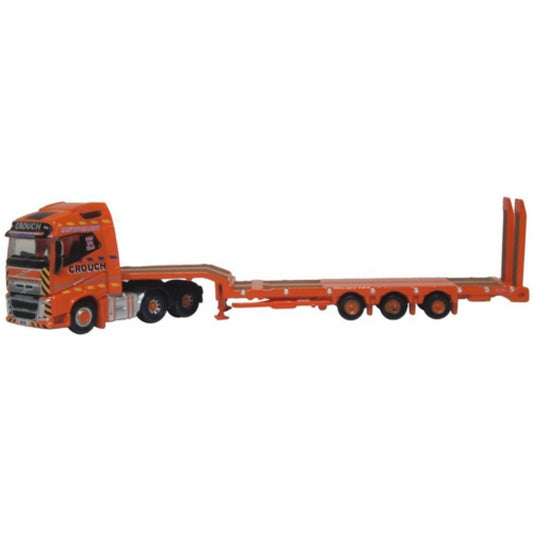 Available To Order – OXNVOL4013 - N Gauge Volvo FH4 Semi Low Loader Crouch Recovery OXFORD Model (OXNVOL4013)
